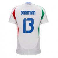 Italien Matteo Darmian #13 Udebanetrøje EM 2024 Kortærmet